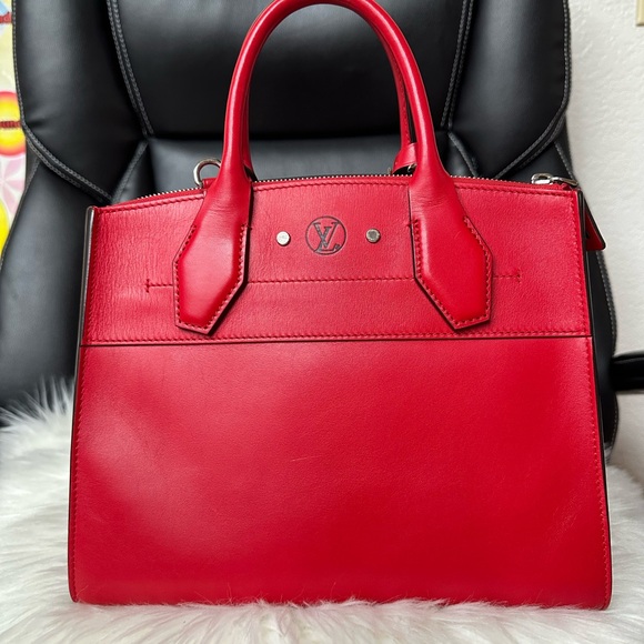 Louis Vuitton City Steamer Calf leather Red - Picture 3 of 16